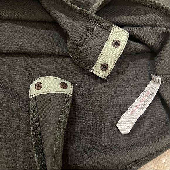 Free People Intimately Square Neck Olive Bodysuit - Picture 3 of 4